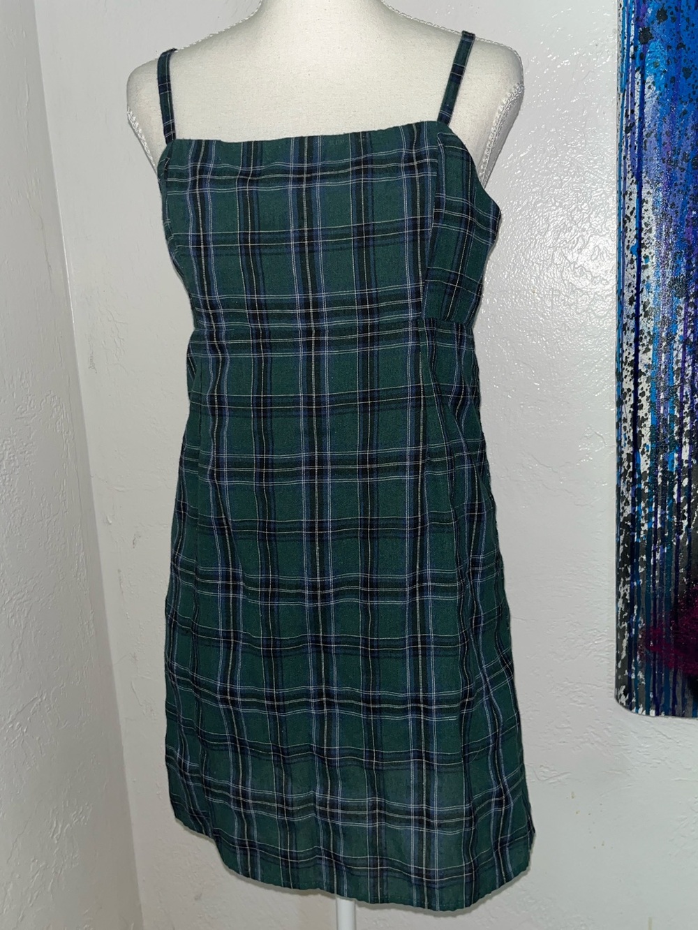 Urban outfitters plaid mini dress